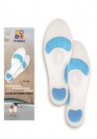 Стельки ортопедические мужские, женские (силиконовые) СТ-42 "Тривес" (р. 35/36 - S) Стельки ортопедические мужские, женские (силиконовые) СТ-42 "Тривес" (р. 35/36 - S)